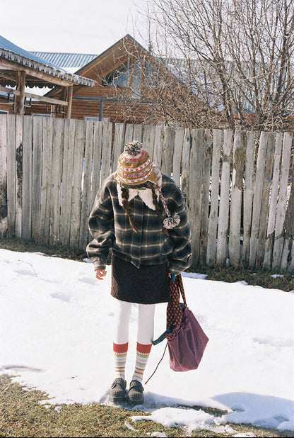 Zzouu - Melaleuca Plaid Coat