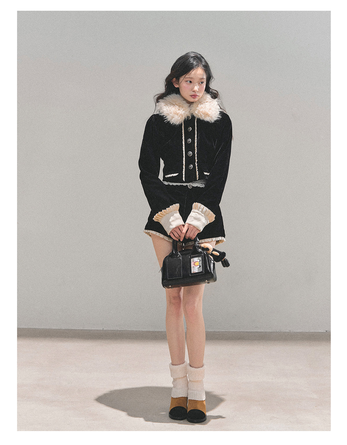 少也眼 “Silent Snow Province” French Velvet Winter Set 652623