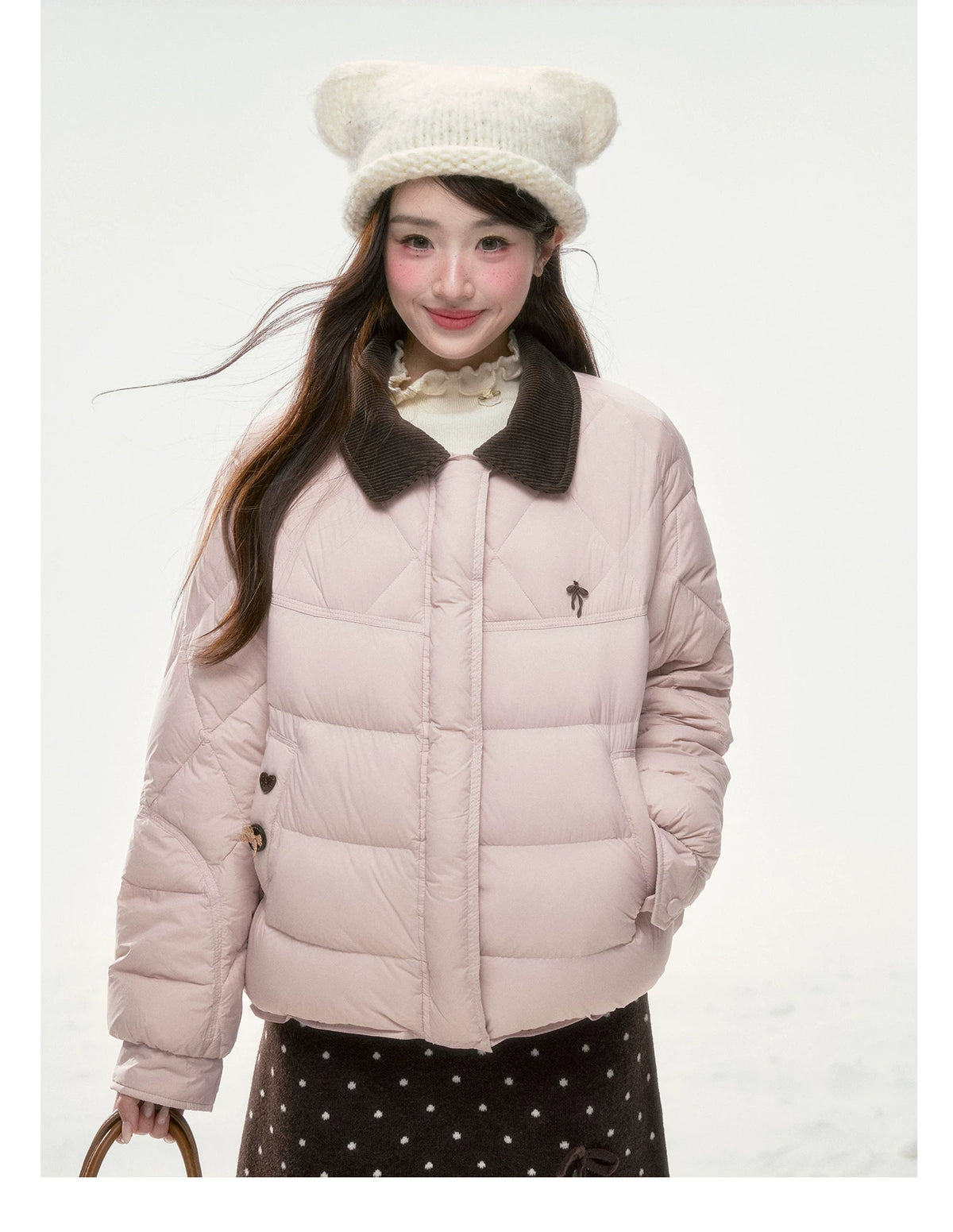 BIBIBENCY - Pink 90% Duck Down Puffer Jacket