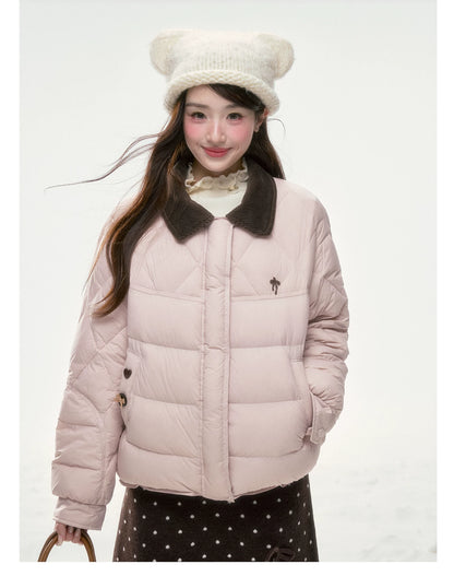 BIBIBENCY - Pink 90% Duck Down Puffer Jacket