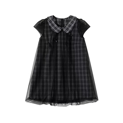 "Soft Check Reverie" Plaid Top, Skirt & Shorts Set LL2026014