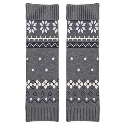 CANSTORE - [FREE GIFT] Frostflower Fair Isle Knit Leg Warmers