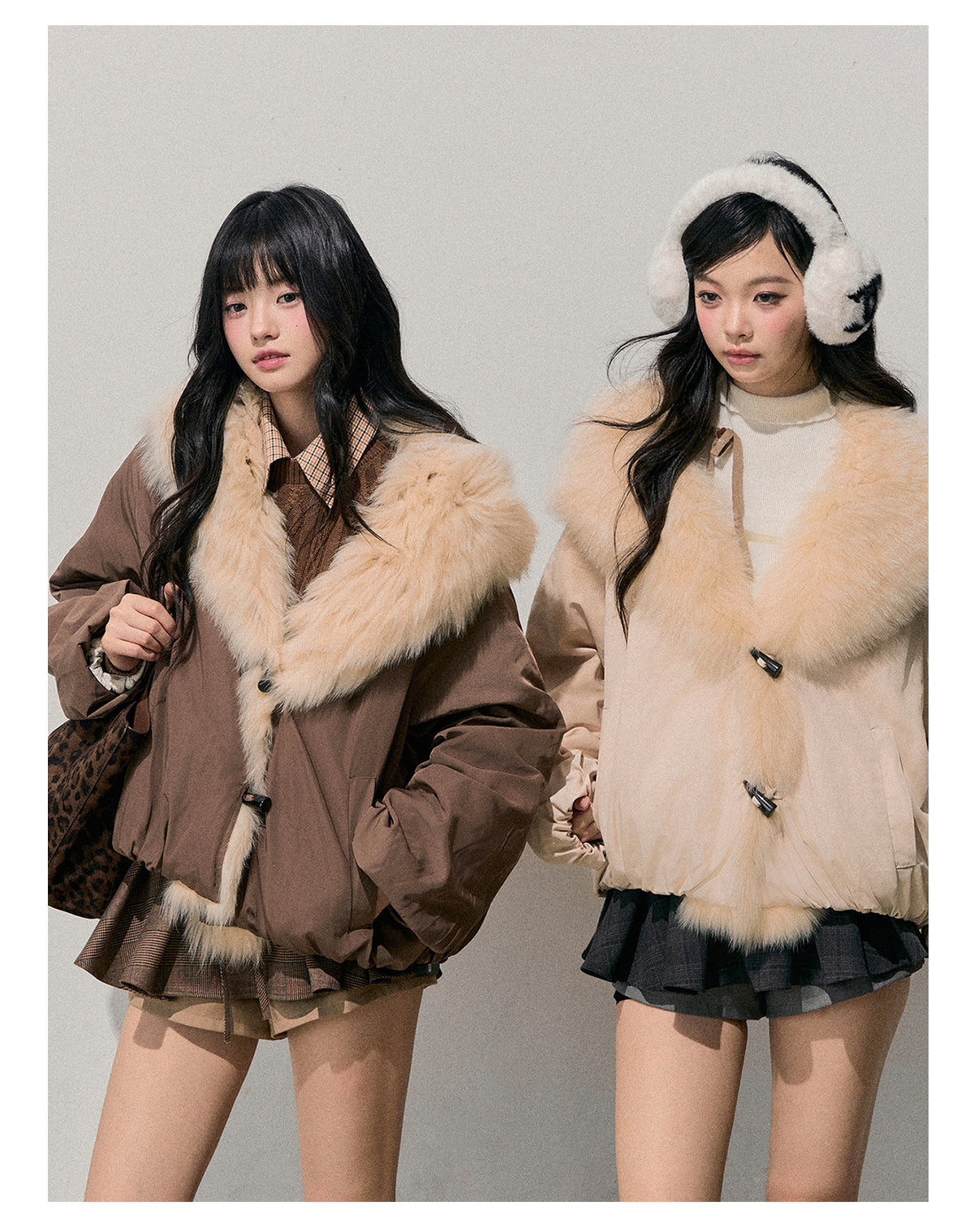 少也眼 “Call of the Distant Mountains” Down Jacket 946541