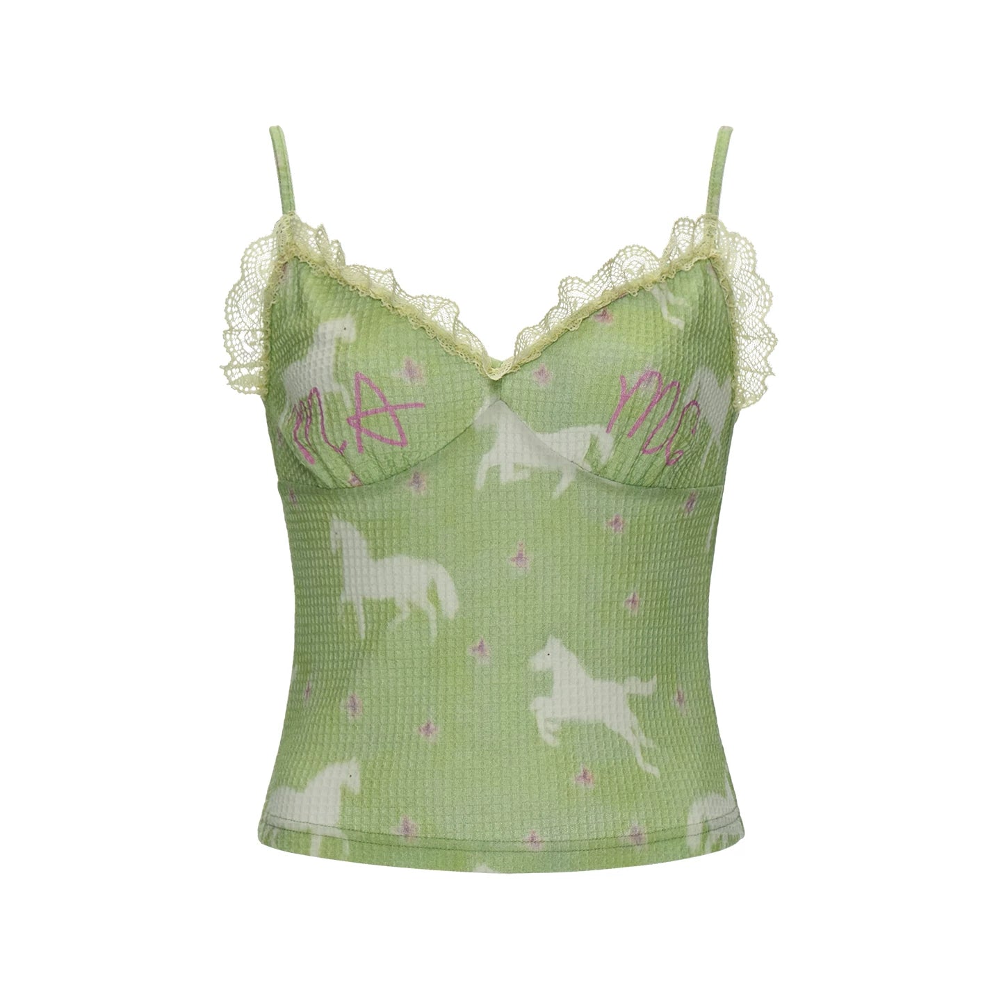 Starry Horse Waffle Knit Cami Top