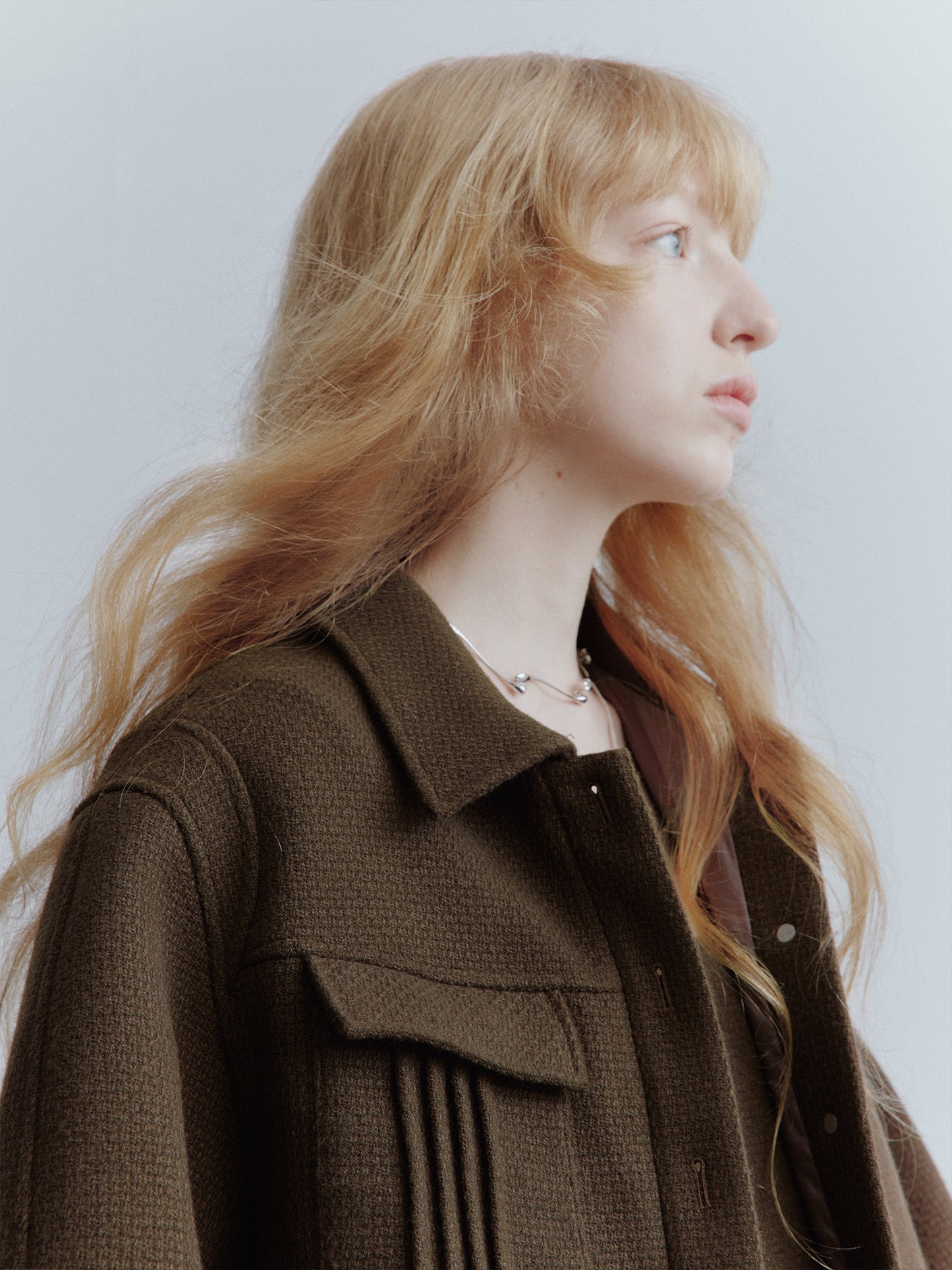 FUSSED Rebel Heiress Wool Blend Jacket – Chocolate Brown FOF-25AW192b