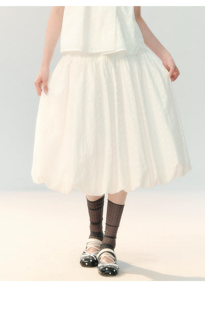"Sea Breeze Chronicle" White Sailor Collar Skirt Set LL2026185