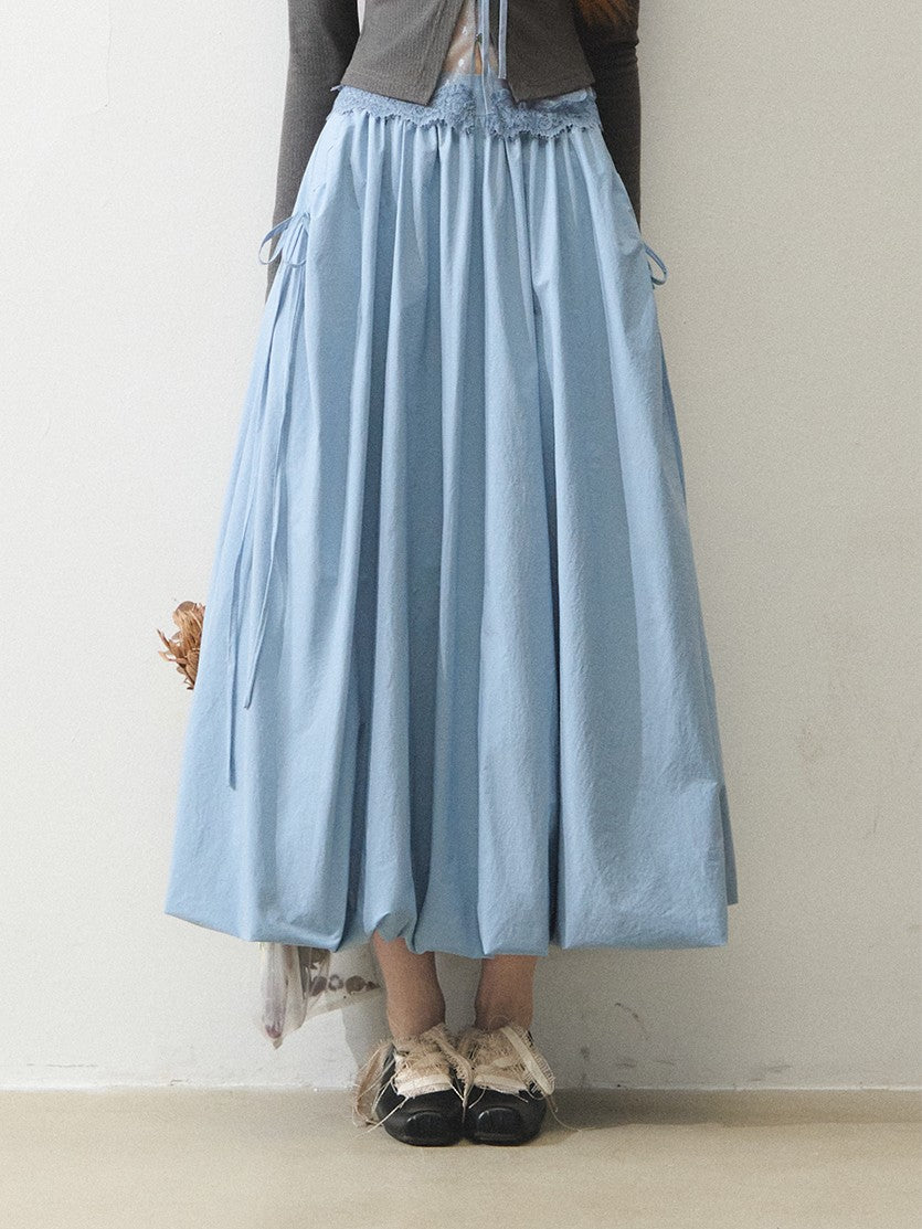 "微风轻抚过" Breezy Whisper Cloud Skirt
