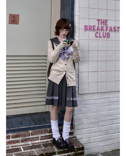 "Whispering Snow Lily" Sailor Uniform Collection (Top/ Skirt/ Ribbon Tie)