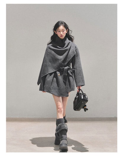 少也眼 “Winter Balcé Whisper” Wool Blend Overcoat - Gray (2nd Lookbook) 7886436