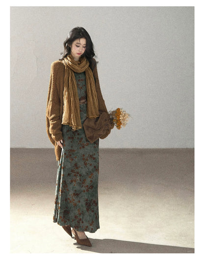 AOMALM - 100% Silk Sheer Fringe Scarf