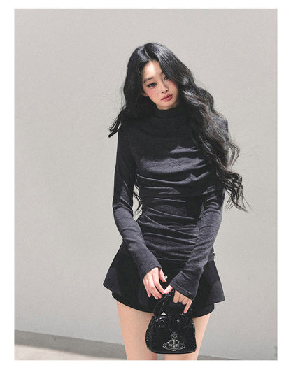 少也眼 "Silent Echo" Long-Sleeve Knit Top 14864531