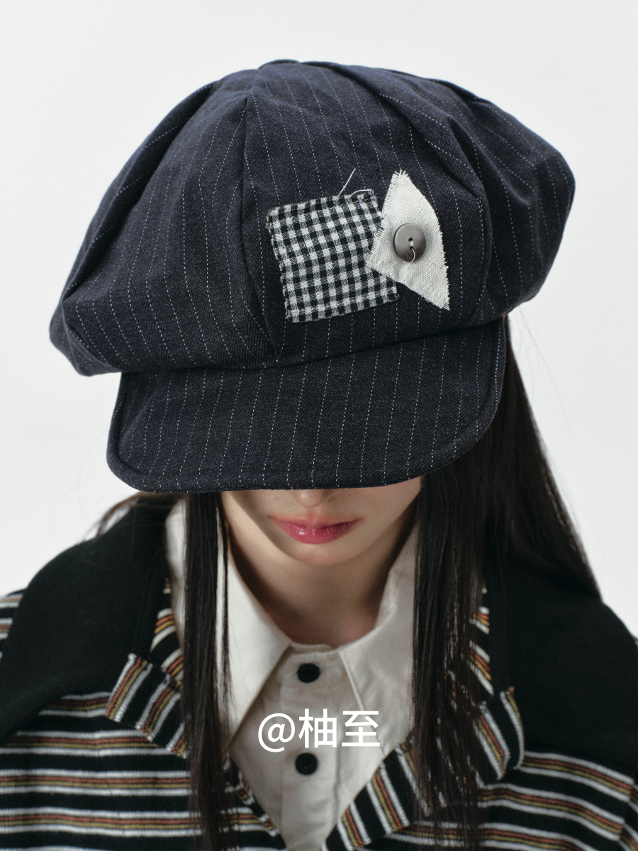 Cloud Baker Boy Cap – Vintage Artist Newsboy Hat