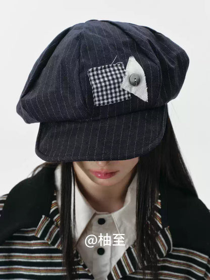 Cloud Baker Boy Cap – Vintage Artist Newsboy Hat