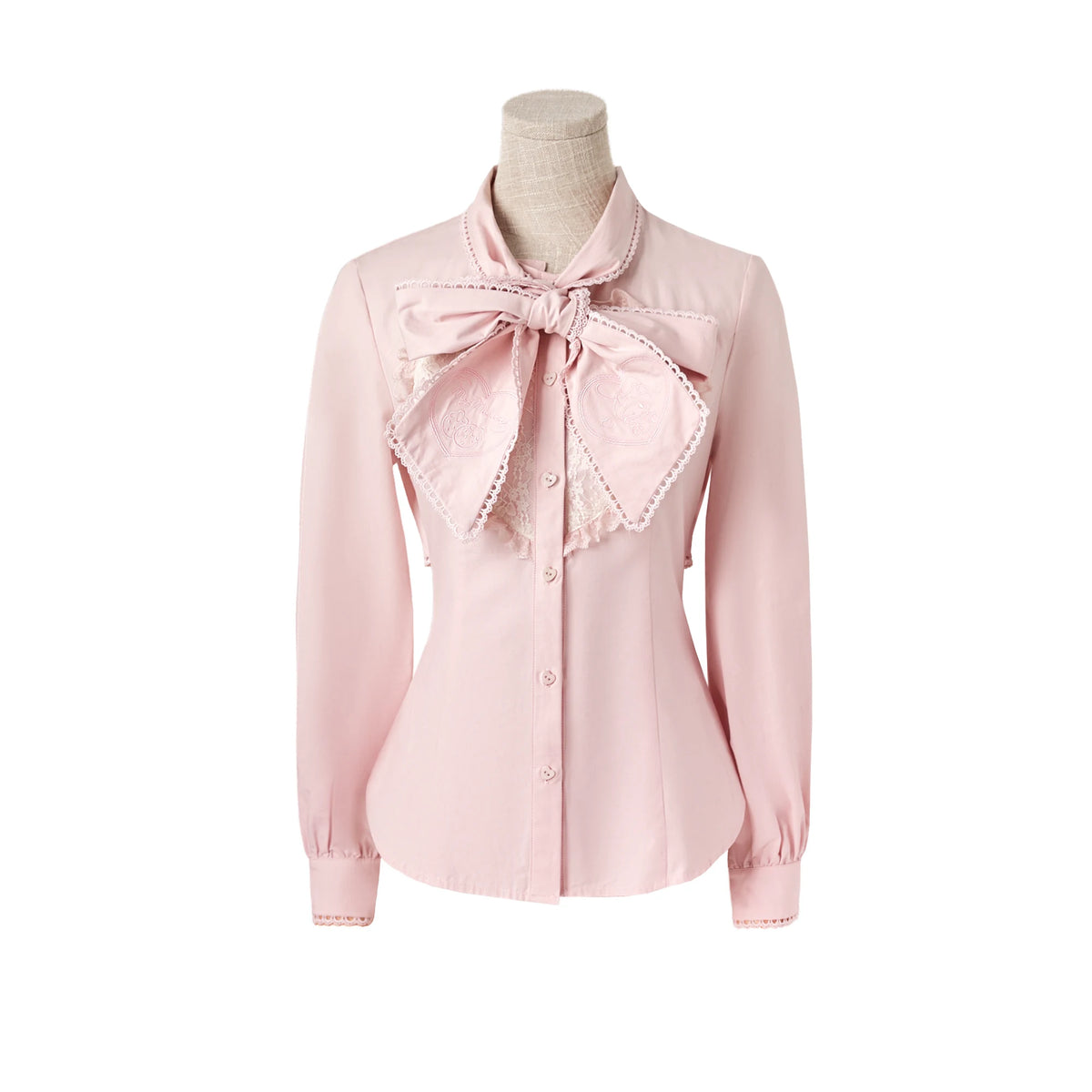 “Melody Academia” Pink Blazer + Blush Pink Shirt + Black & White Plaid Skirt Set
