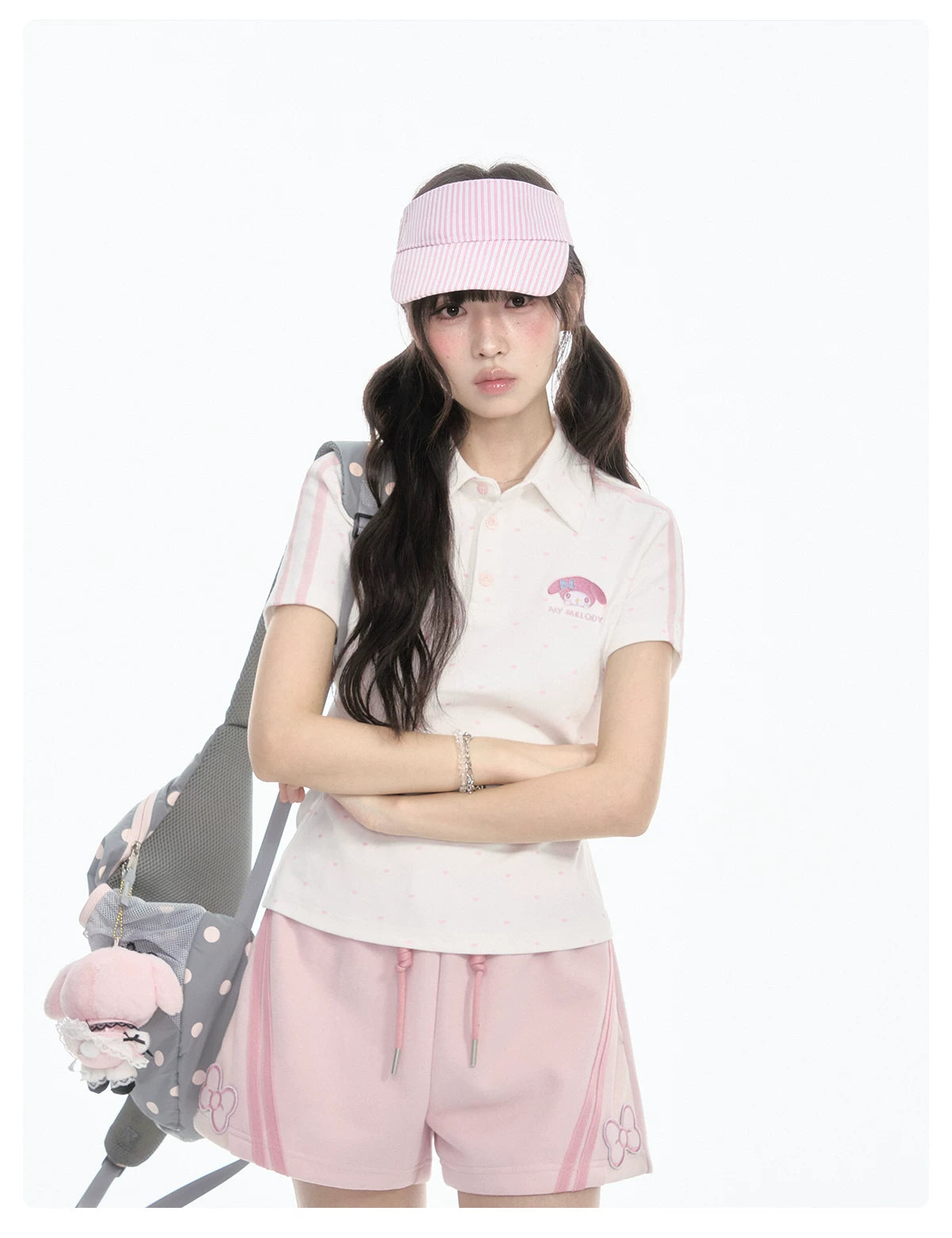 "Pink Ocean Dream" Summer Campus Collection (Shirt/ Shorts/ Skirt/ Jacket)
