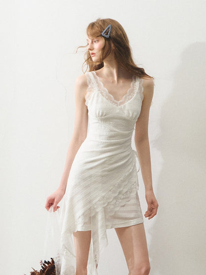 "自由的午后" Afternoon Ease Knit & Slip Dress Set