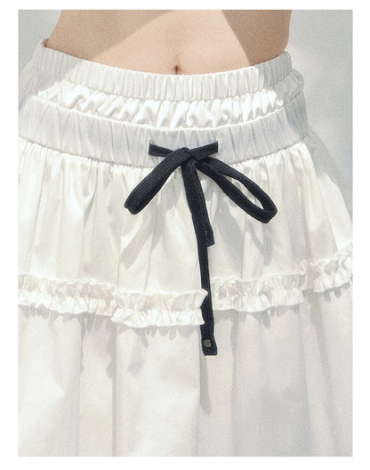 少也眼 "Spring Meadow Skirt" Soft White French Skirt 75683845