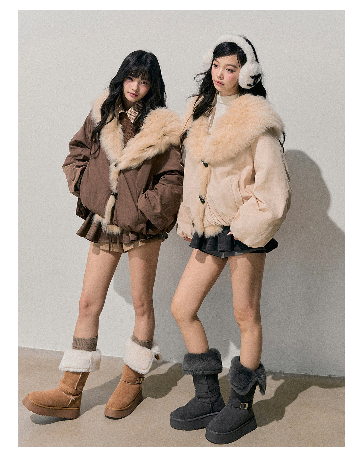 少也眼 “Call of the Distant Mountains” Down Jacket 946541