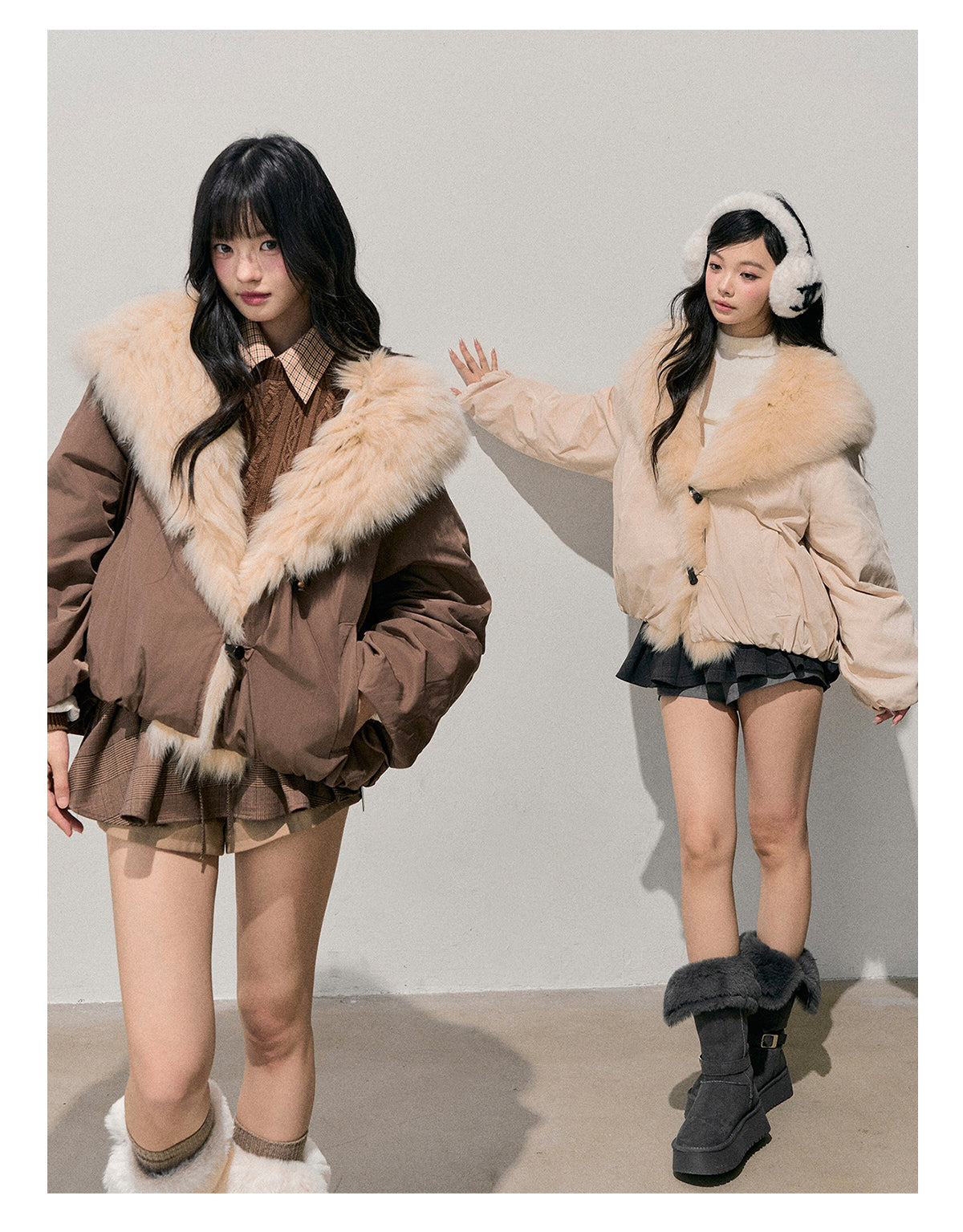 少也眼 “Call of the Distant Mountains” Down Jacket 946541