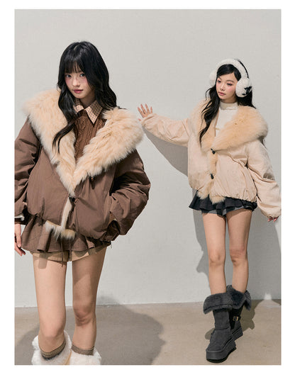 少也眼 “Call of the Distant Mountains” Down Jacket 946541