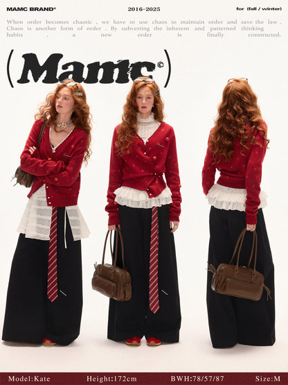 MAMC - Gravity Washed Wide-Leg Jeans