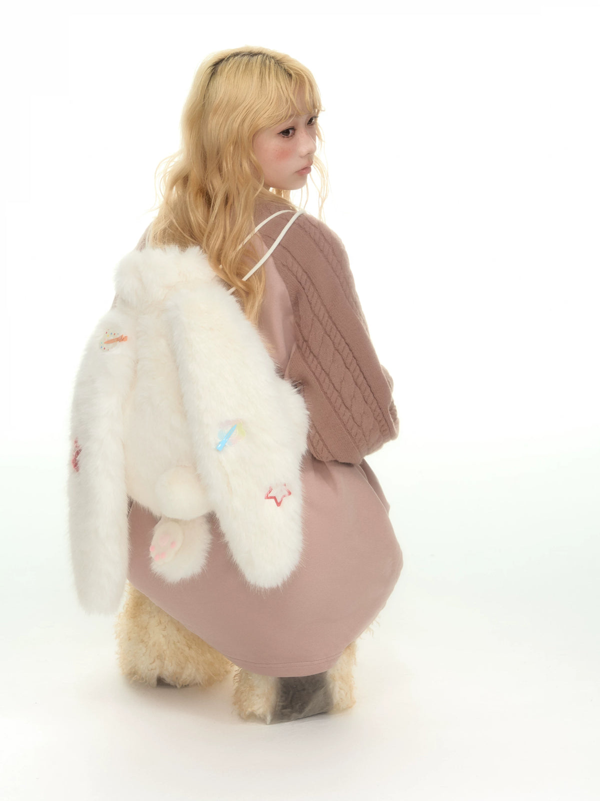 YEDM - Plush Rabbit Backpack