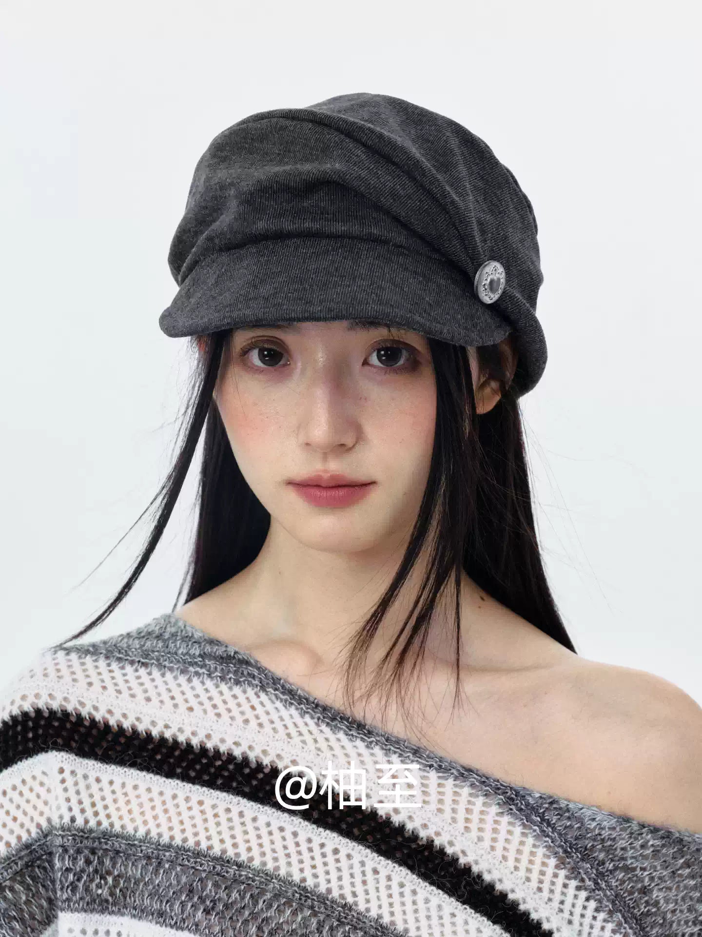 Korean Slouchy Newsboy Cap – Casual Street Style Baker Boy Hat