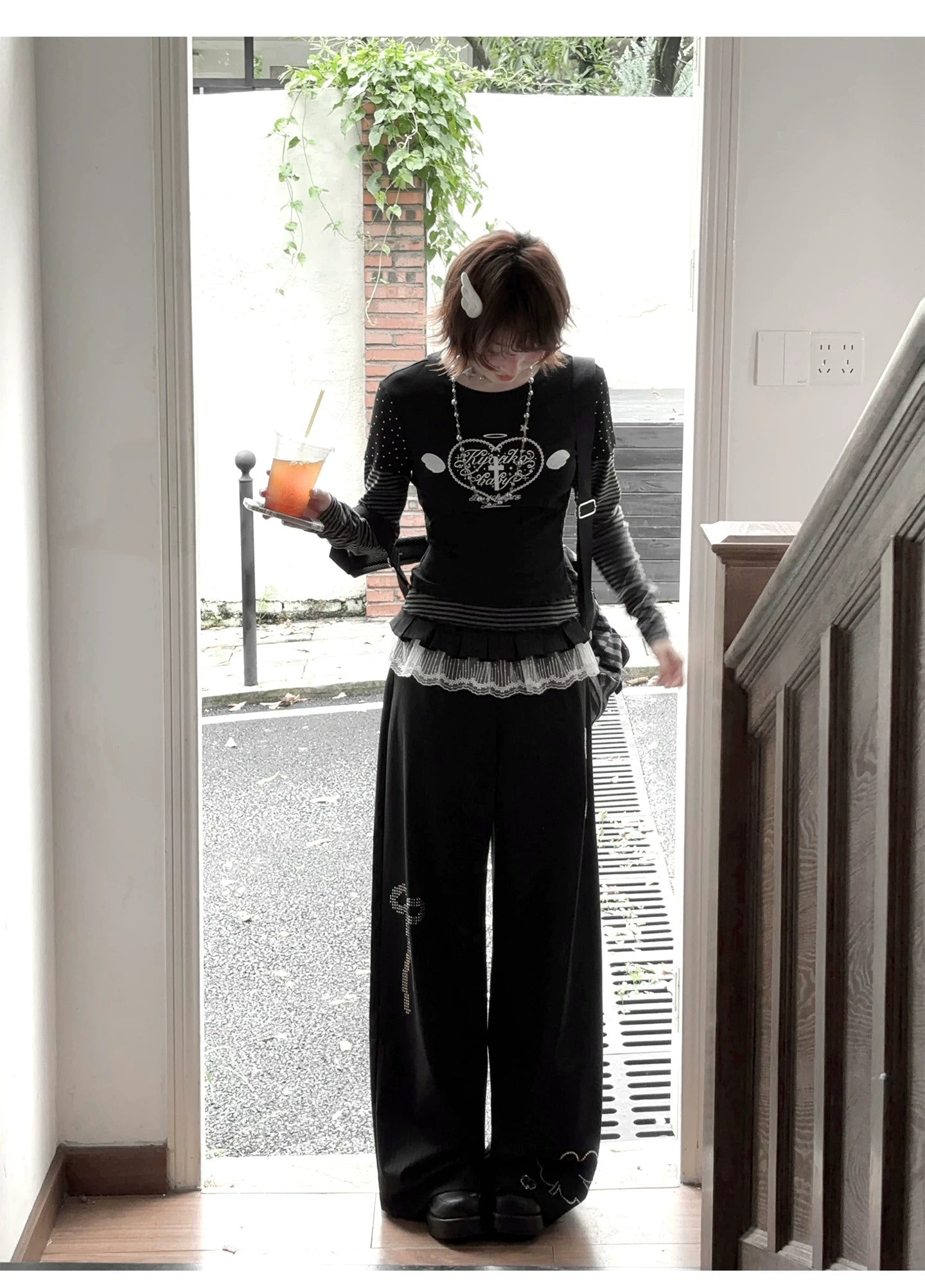 "Rainy Season" Heavencore Original Early Autumn Korean-Inspired Girls' Set