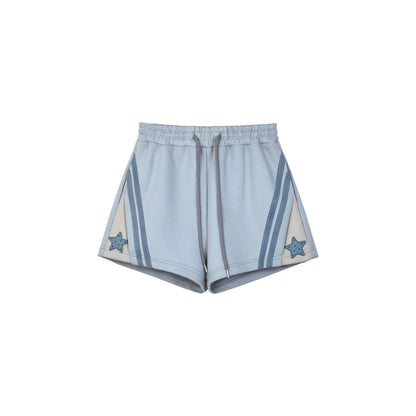 "Blue Heart Campus" Polka Dot Polo Collection (Polo Shirt / Pleated Skirt / Shorts)