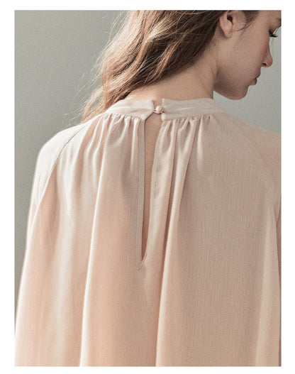 170726 "Blooming Evening Sakura" Soft Pink Lace Cover-Up Blouse
