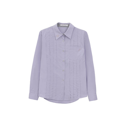 "Snow Lily Mist" Lavender Blouse & Skirt Set