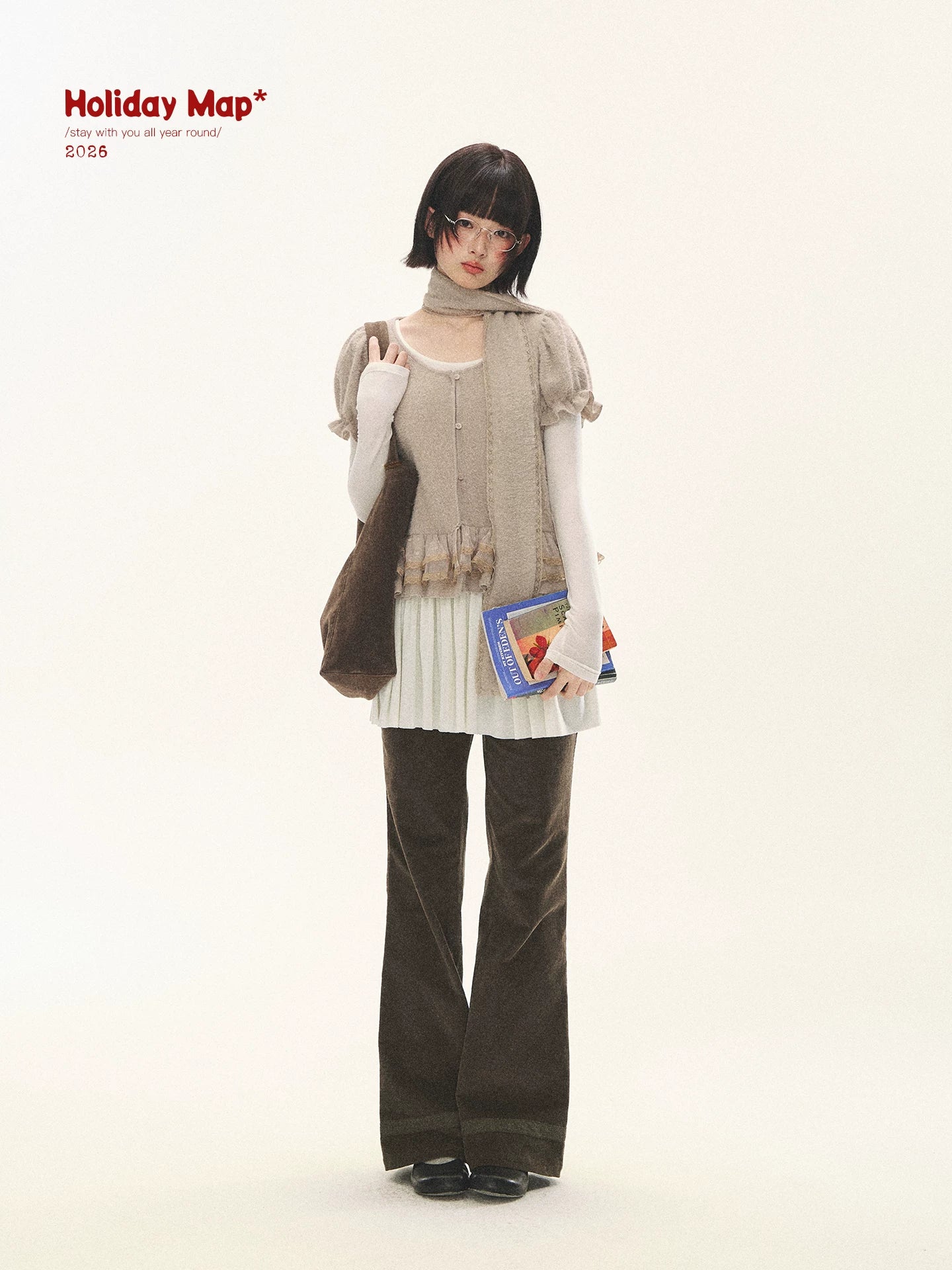 "Soft Fufu" Blush Pink Lace Puff Sleeve Knit Cardigan