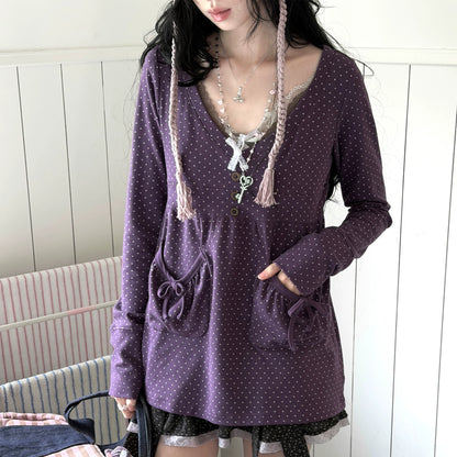 KYOUKO - Grape Purple Vintage Mix-and-Match 4-Piece Set