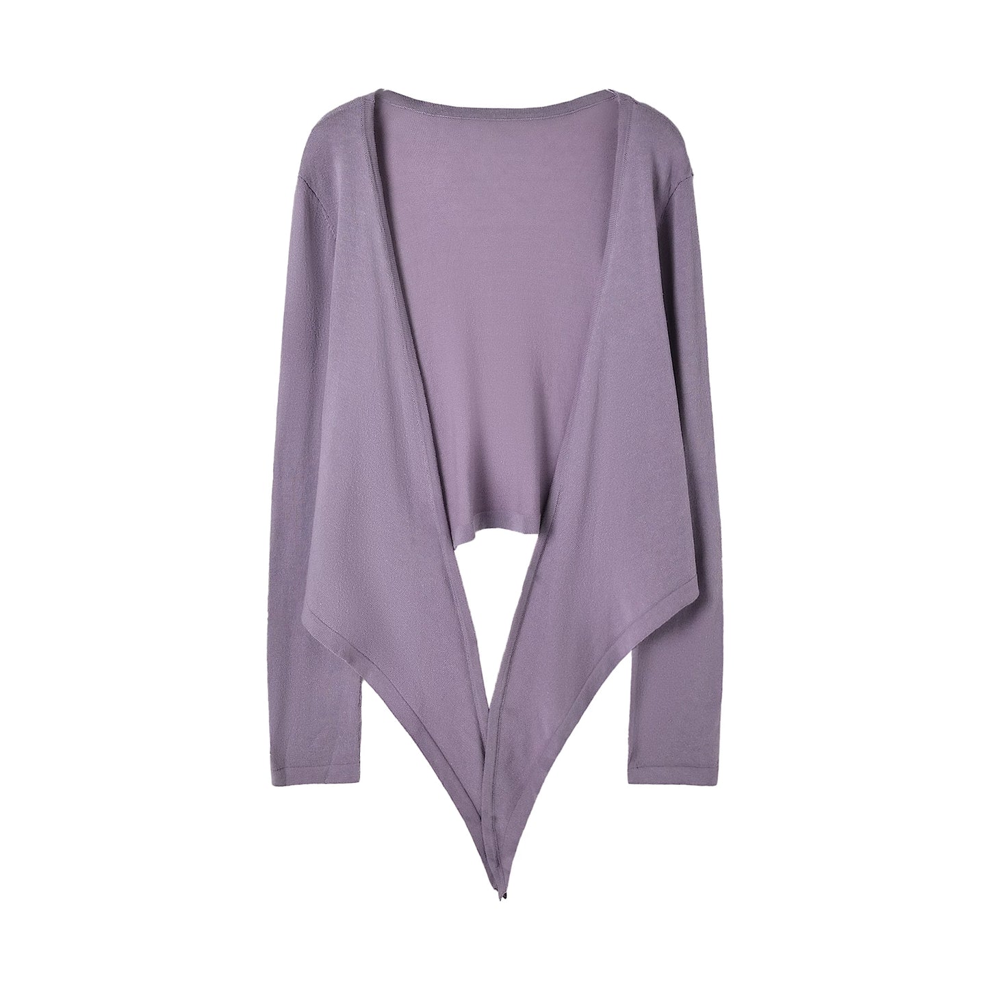 "Lavender Daydream" Layered Collection (Cami Top / Tie Cardigan / Pleated Midi Skirt / Mesh Overlay Skirt / Vintage Jeans)