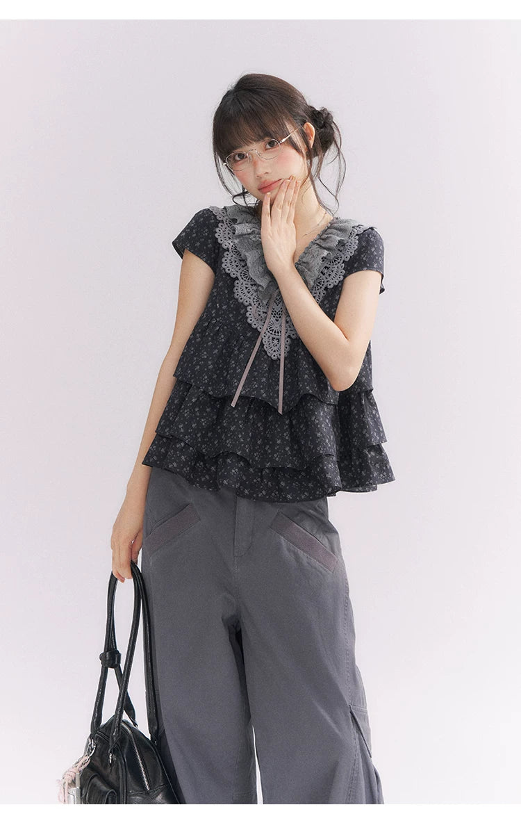“Pear Shape Genius” Dusty Mauve Washed Cotton Cargo Pants