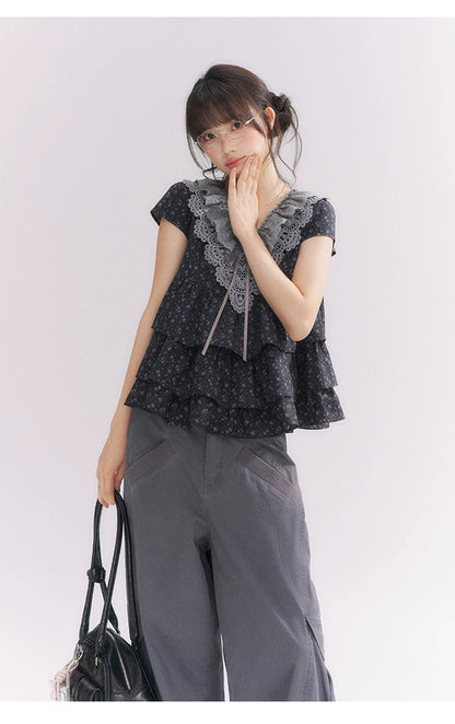 “Pear Shape Genius” Dusty Mauve Washed Cotton Cargo Pants