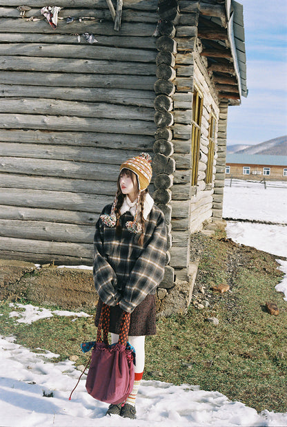 Zzouu - Melaleuca Plaid Coat