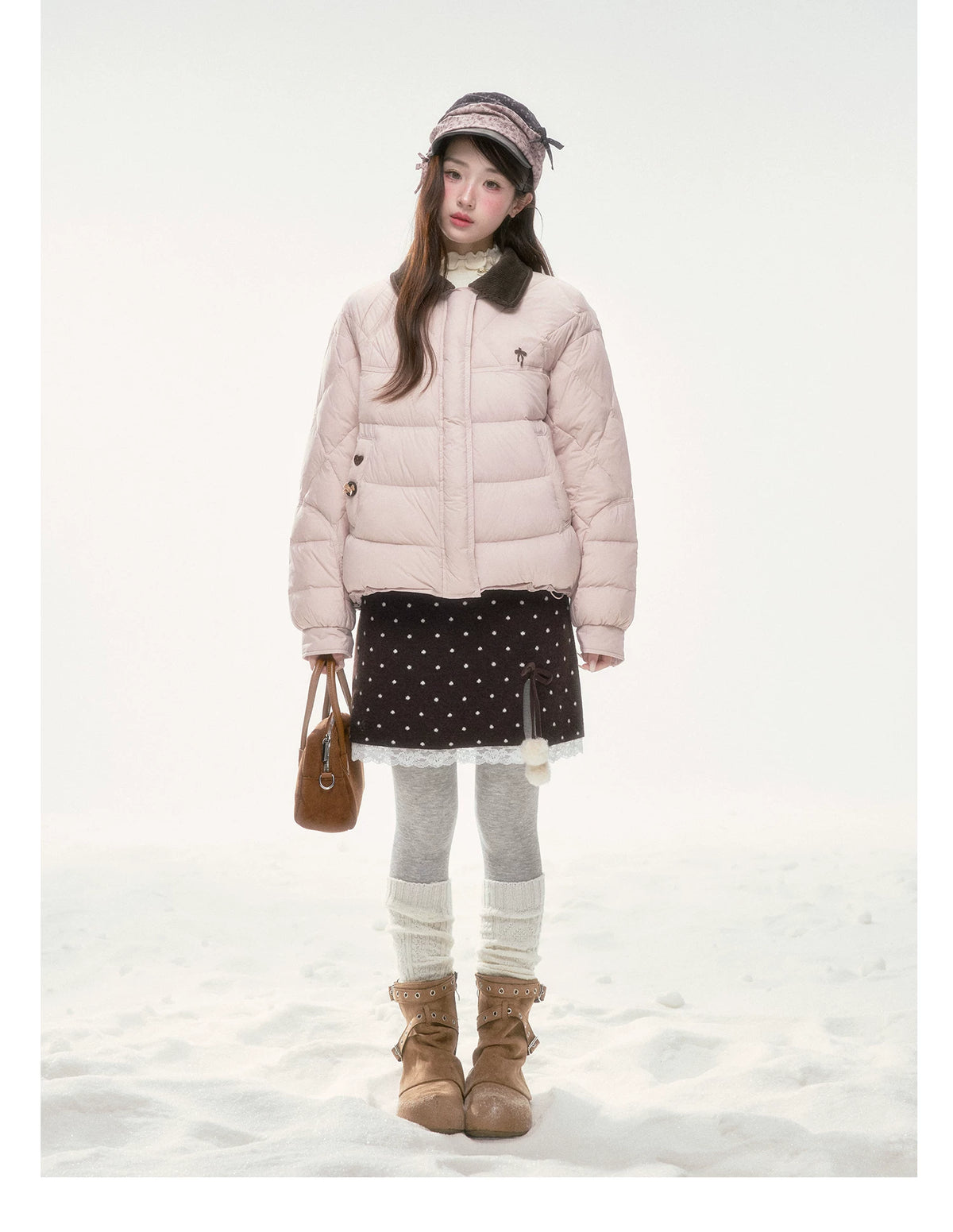 BIBIBENCY - Pink 90% Duck Down Puffer Jacket