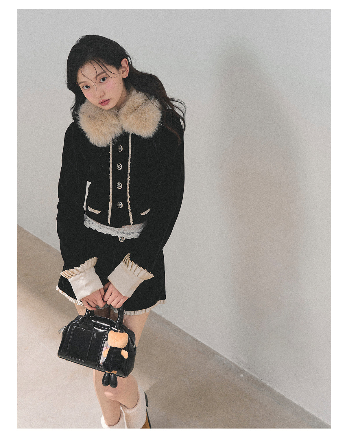 少也眼 “Silent Snow Province” French Velvet Winter Set 652623