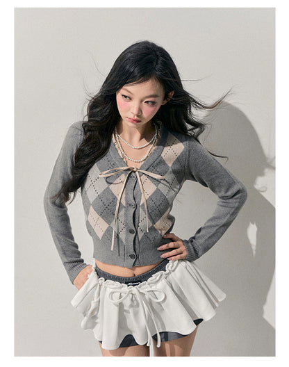 少也眼 “Sober Drowning” French-Inspired Textured Knit Cardigan 123456