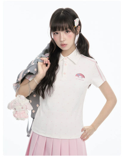 "Pink Ocean Dream" Summer Campus Collection (Shirt/ Shorts/ Skirt/ Jacket)