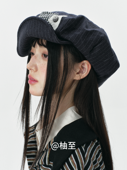Cloud Baker Boy Cap – Vintage Artist Newsboy Hat