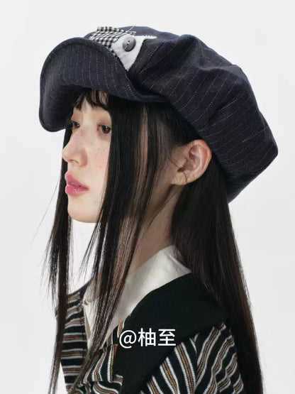 Cloud Baker Boy Cap – Vintage Artist Newsboy Hat