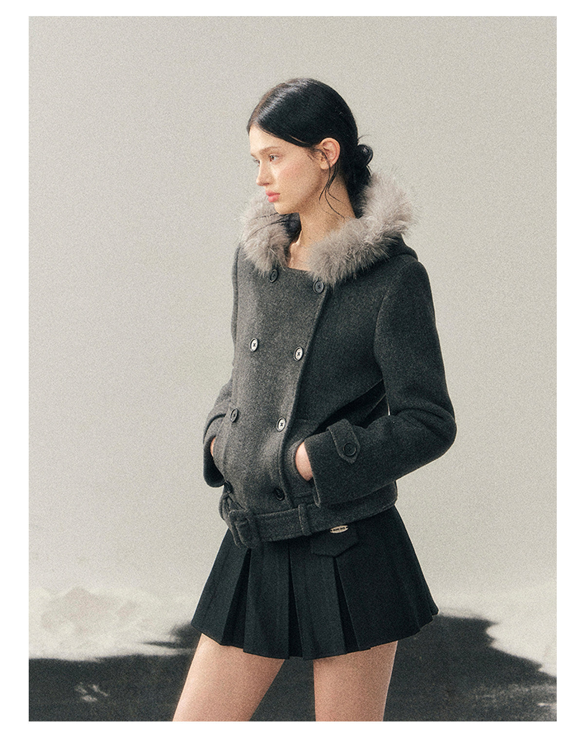 少也眼 "Afterglow of Fireworks" Hepburn-Style Winter Set