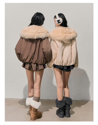 少也眼 “Call of the Distant Mountains” Down Jacket 946541