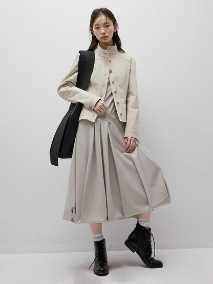 FUSSED Disorder Deconstructed Asymmetric Bubble Dress (Adjustable Straps) FOF-25SS005