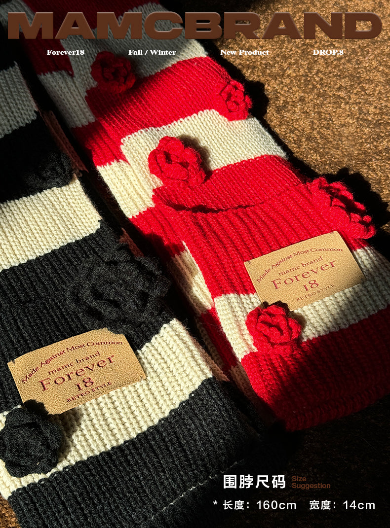 MAMC - Striped Rosie Pocket Scarf