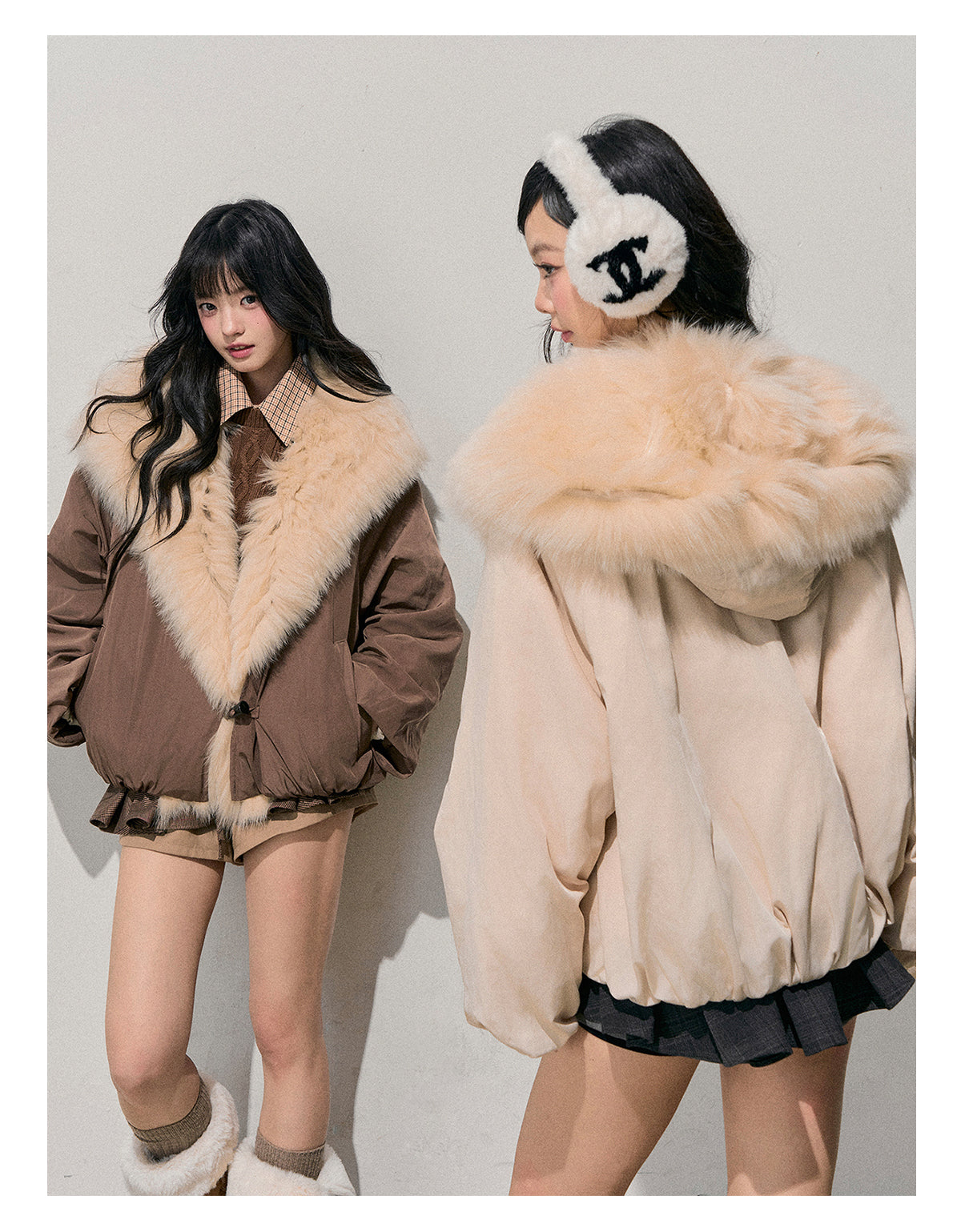 少也眼 “Call of the Distant Mountains” Down Jacket 946541