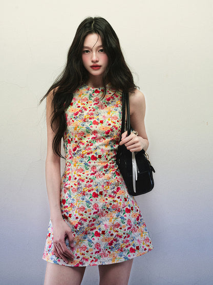 1P - “As If It’s Your Last” Radiant Bloom Cotton Mini Dress