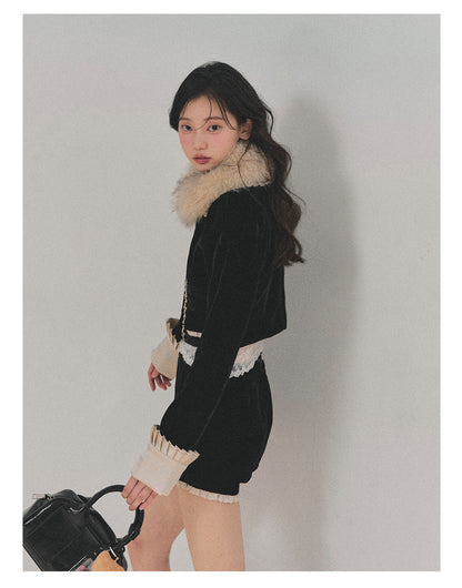 少也眼 “Silent Snow Province” French Velvet Winter Set 652623